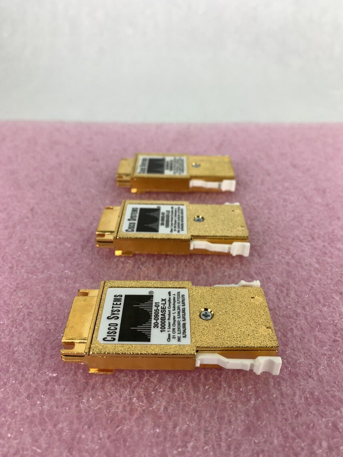 Lot 3 Cisco 30-0905-01 1000Base-LX GBIC Optical Transceiver Module
