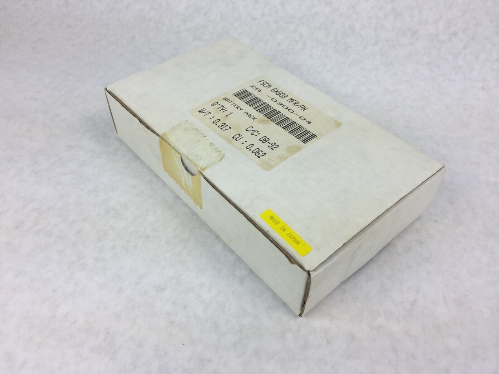Vintage Zenith Data Systems ZA-300-4   FSCM 6X803  Battery Pack  Sealed Box