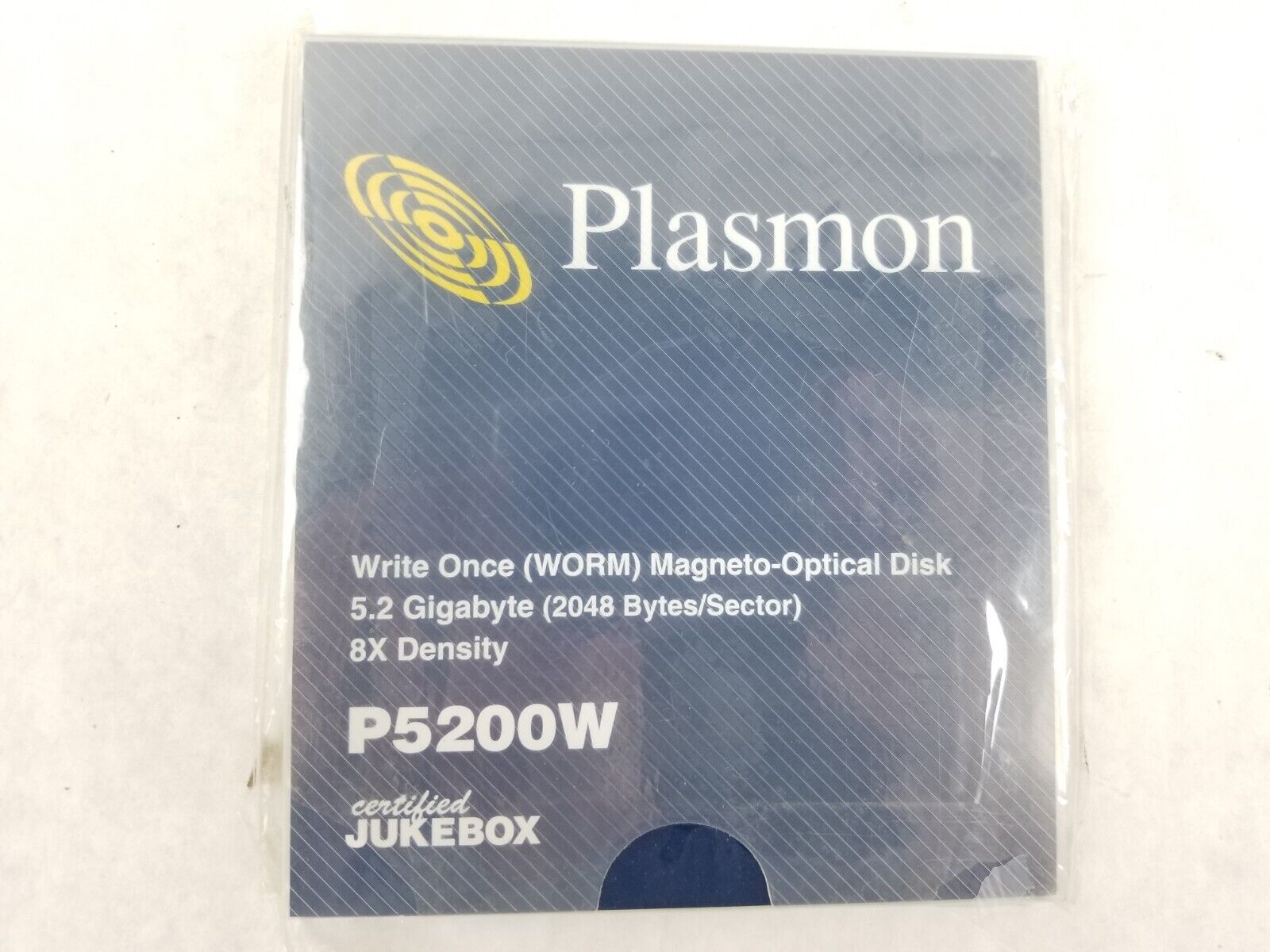 Plasmon P5200W 5.2GB WORM Write Once Magneto-Optical Disk NEW