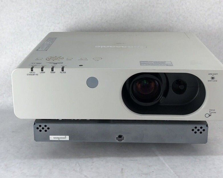 Panasonic PT-FW430U WXGA LCD Projector 1898 Lamp Hours & Peerless Mount Bundle