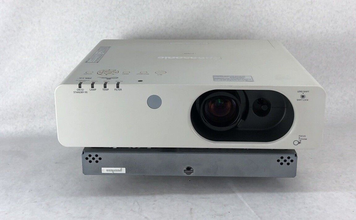 Panasonic PT-FW430U WXGA LCD Projector 1898 Lamp Hours & Peerless Mount Bundle