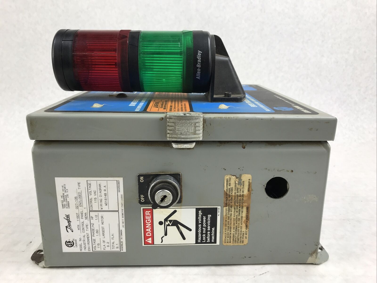 Blue Giant MTR 1160T 027-105 Truck Restraint 115V Control Panel 038-158 ES