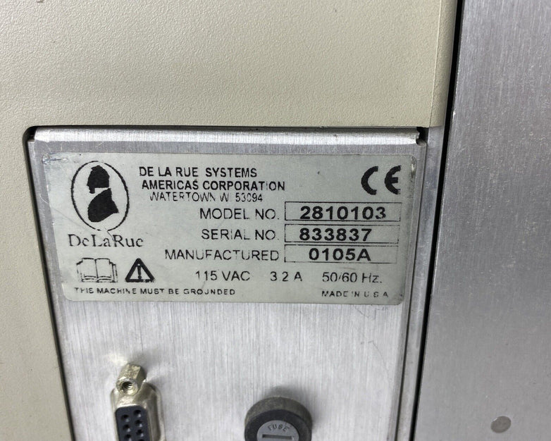 De La Rue Bill Counting Machine 2810103 -Not Fully Tested