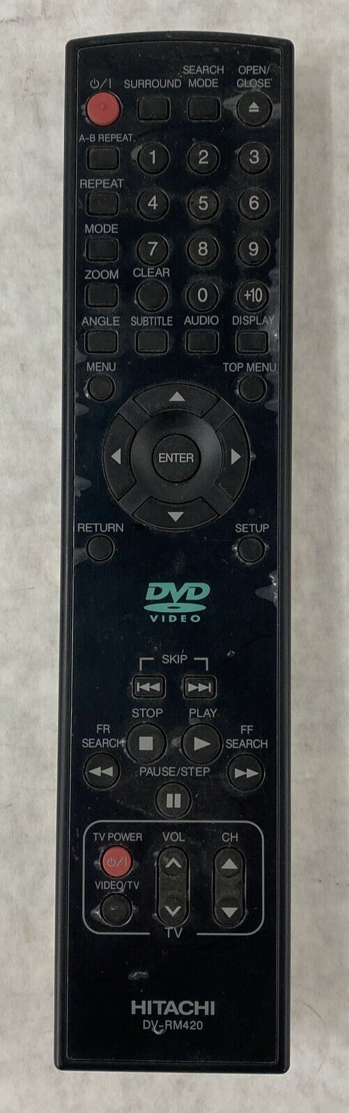 Hitachi DV-RM420 Remote Control for DV-P325U DV-P725U DV-RM420