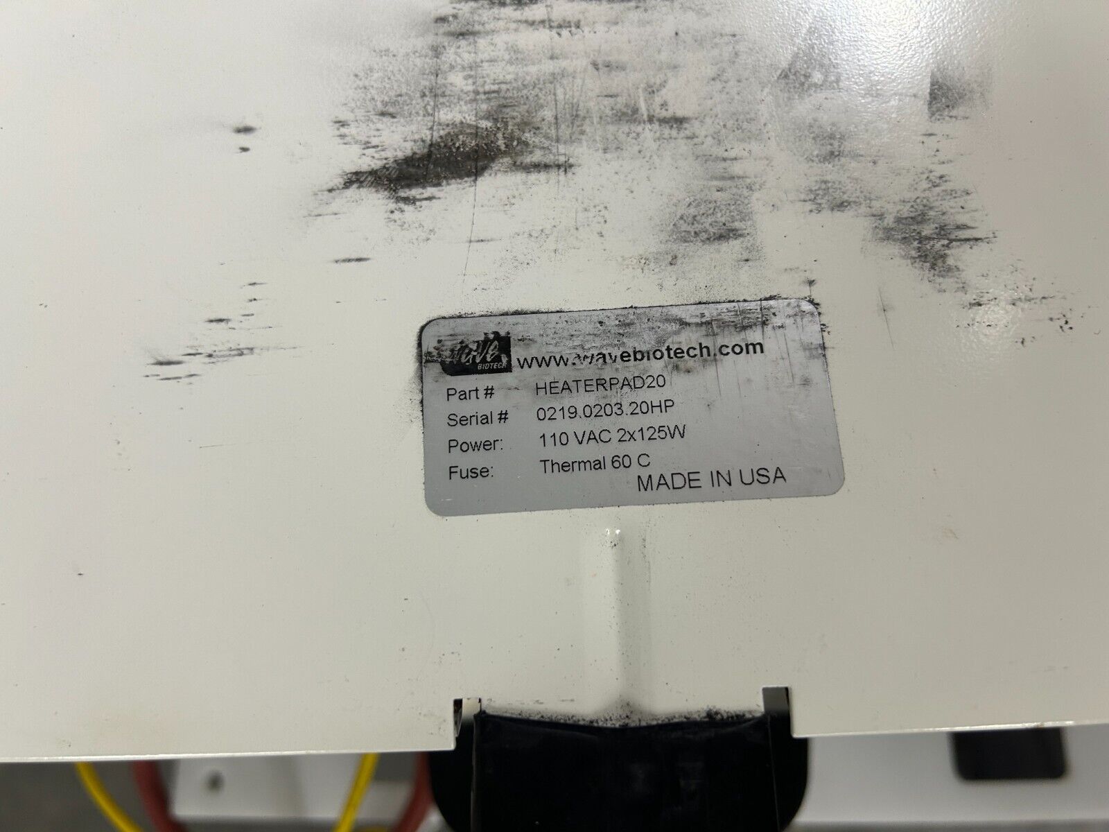 Wave Bioreactor 20/50EH GE Healthcare w/ 20L Holder and Heat Pad