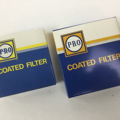PRO COATED FILTER (55mm & 49mm) SKYLIGHT 1A w/ Box and Case (24-166) (Lot of 2)