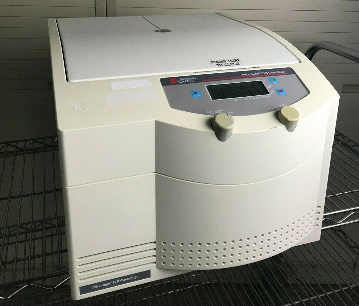 Beckman Coulter Microfuge 22R Refrigerated Centrifuge F241.15 Rotor - Door Error