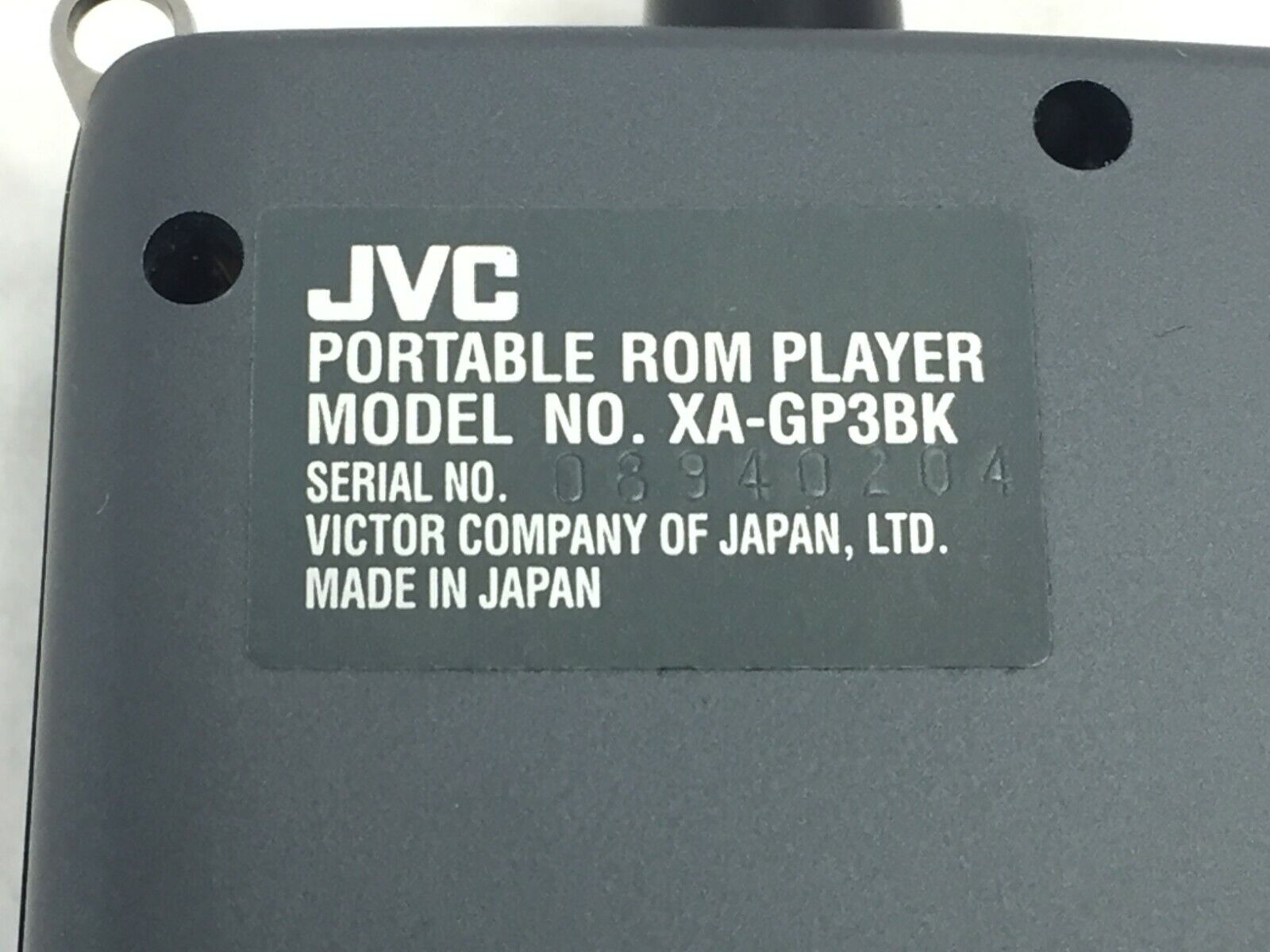 JVC XA-GP3BK Portable ROM Player  MPEG Audio Layer-3
