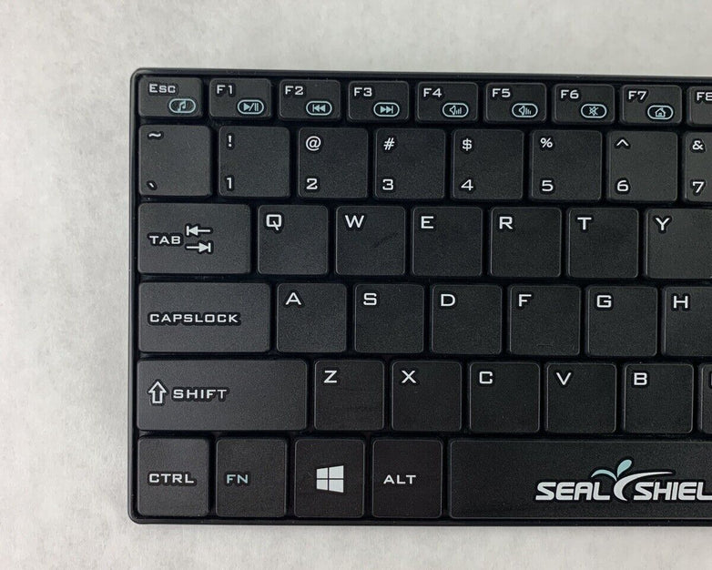Seal Shield Wireless Waterproof Keyboard SSKSV099WV2 Black Tested No Receiver
