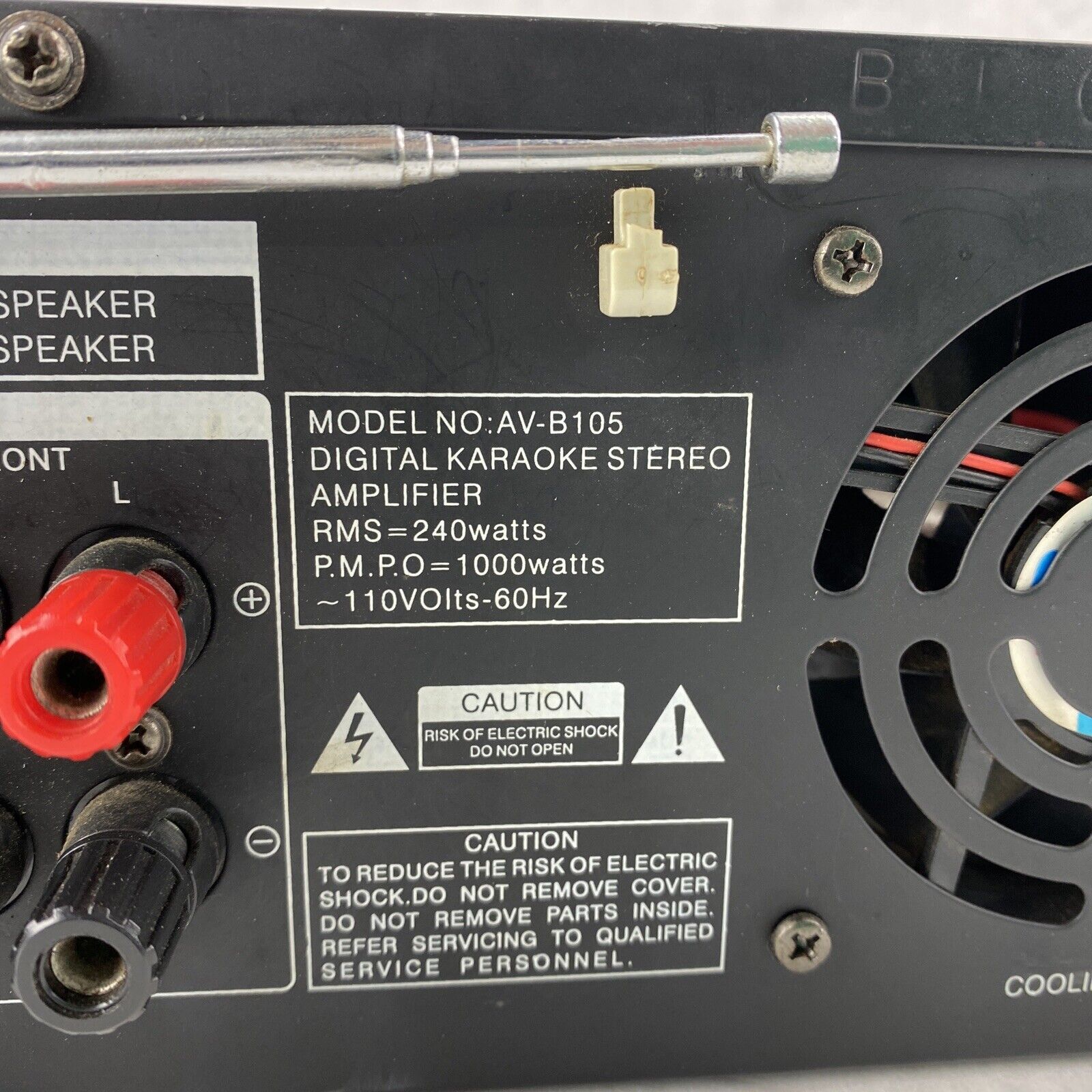 Deura AV-B105 Digital Karaoke Stereo Amplifier