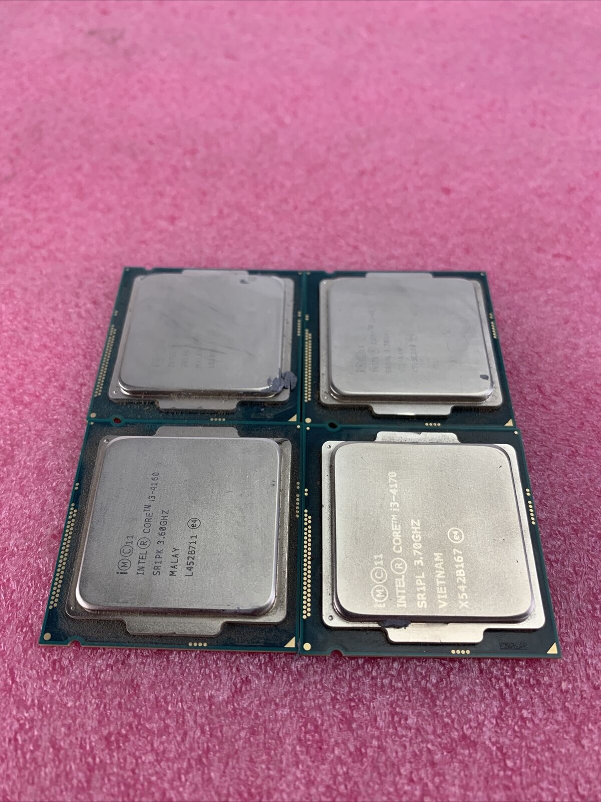 Mix lot of 2x Intel Core i3-4170 w/ 2x Intel Core i3-4160