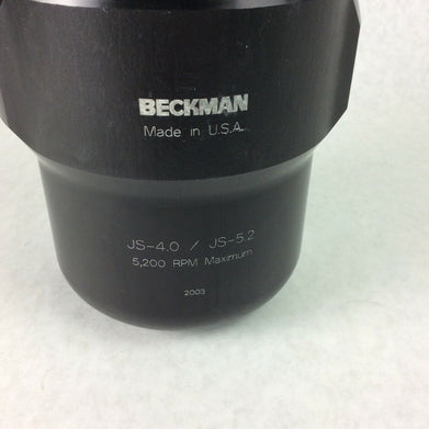 Beckman Coulter JS-4.0 JS-5.2 5200 RPM 1118g Centrifuge Swing Bucket