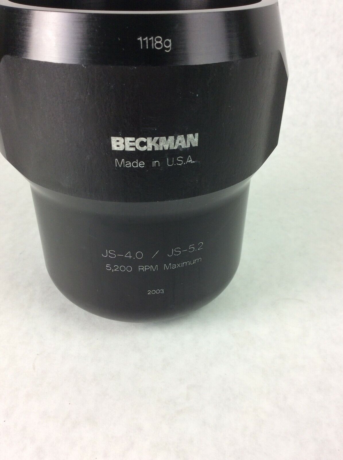 Beckman Coulter JS-4.0 JS-5.2 5200 RPM 1118g Centrifuge Swing Bucket