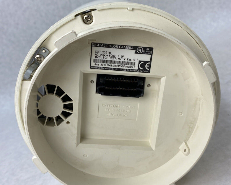 Hanwha SCP-2271N Digital Color PTZ Camera in SHP-3701F Dome-Flushing Housing