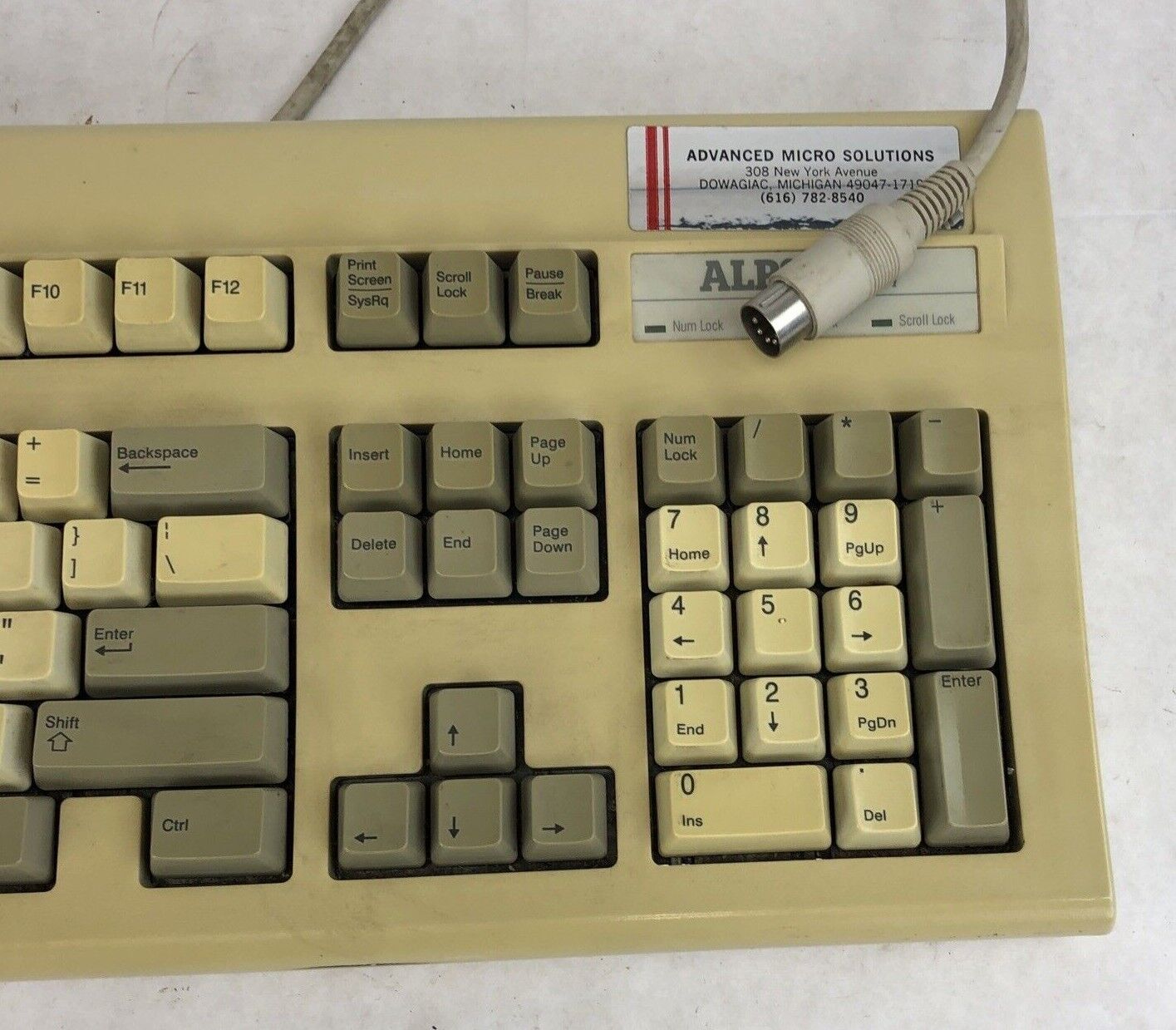Vintage Alps MBR-101 Wired Keyboard Family # AT101-102