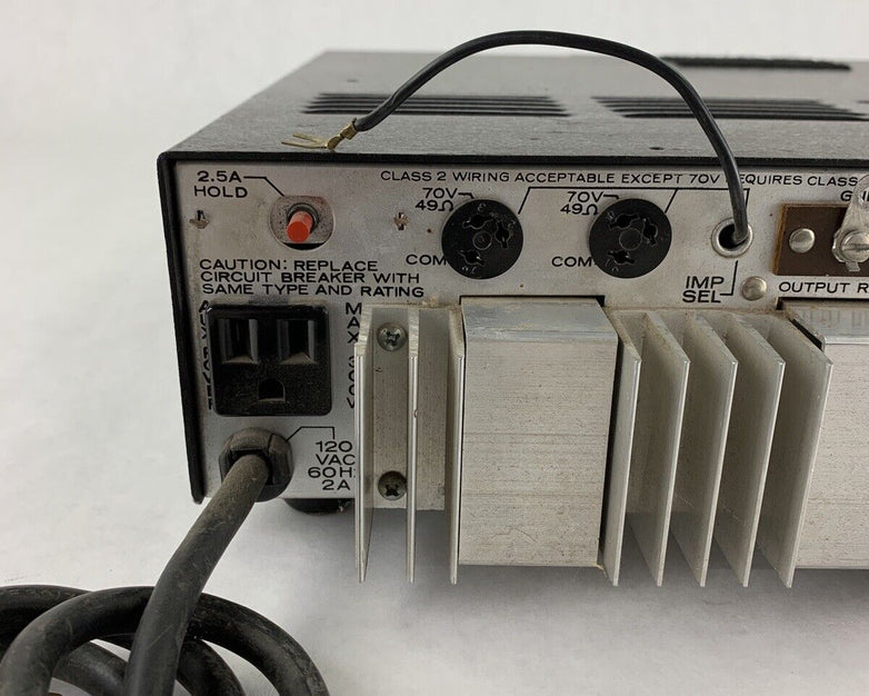 Bogen Model C100 Power Amplifier For Parts and Repair Powers on