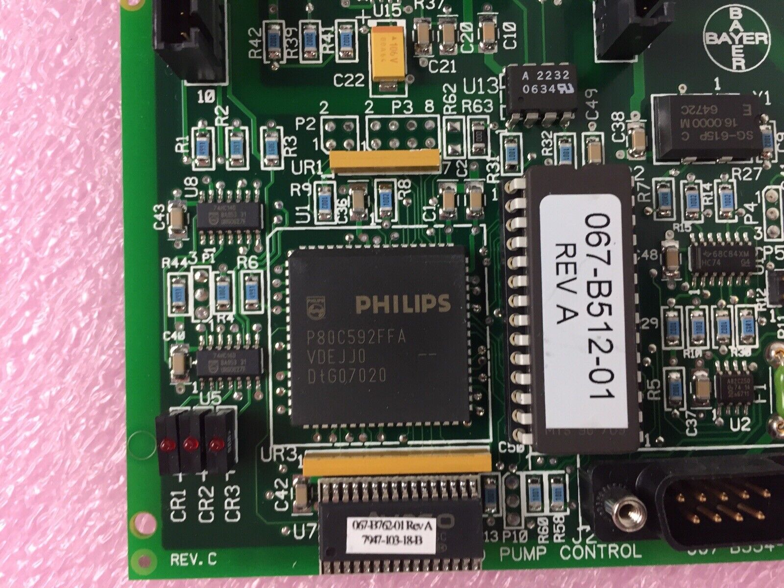 Siemens Bayer 067-B354-01D Dual Servo Pump Control Board 067-1117-01B