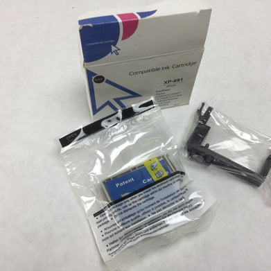 Ink Cartridge for Epson E-691 Black, New Factory Sealed