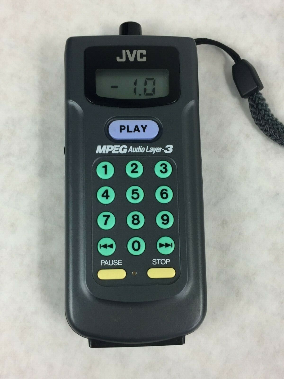 JVC XA-GP3BK Portable ROM Player  MPEG Audio Layer-3  w /Lanyard