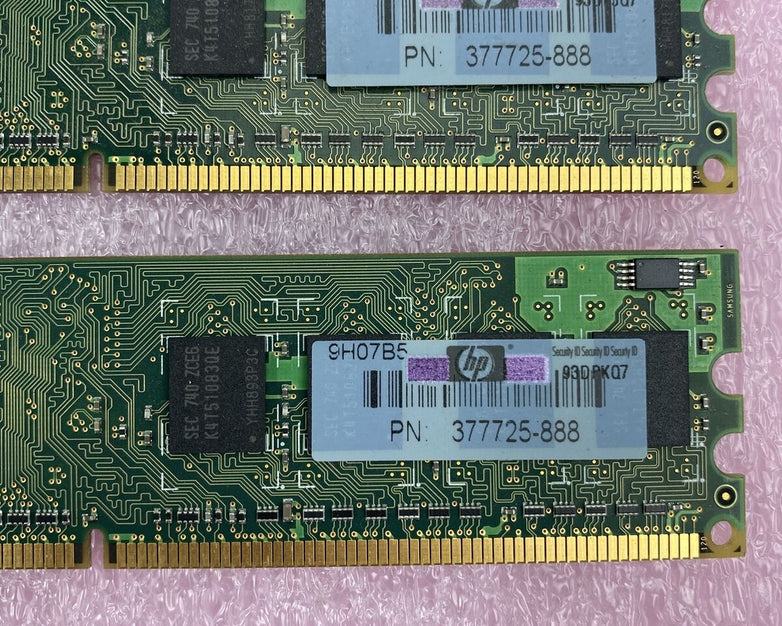 2x 512MB Samsung 5300U desktop PC RAM DDR2 M378T6553EZS-CE6