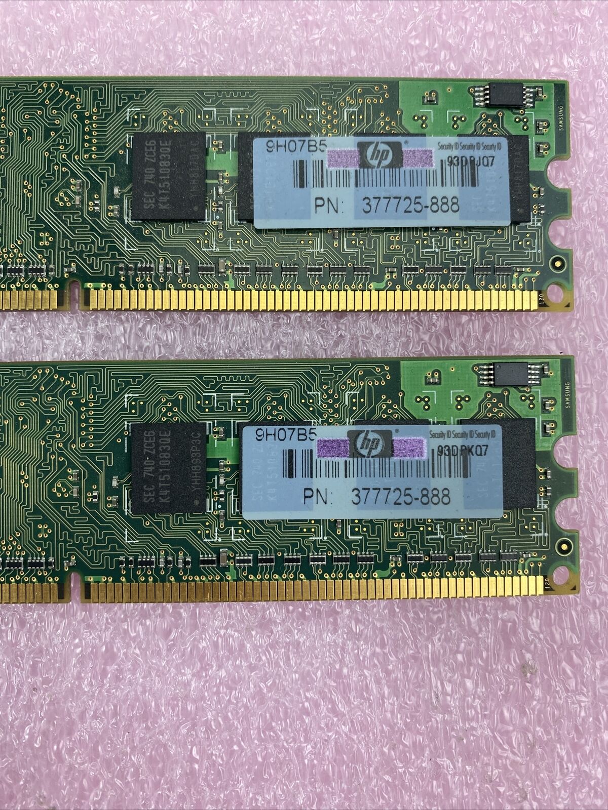 2x 512MB Samsung 5300U desktop PC RAM DDR2 M378T6553EZS-CE6