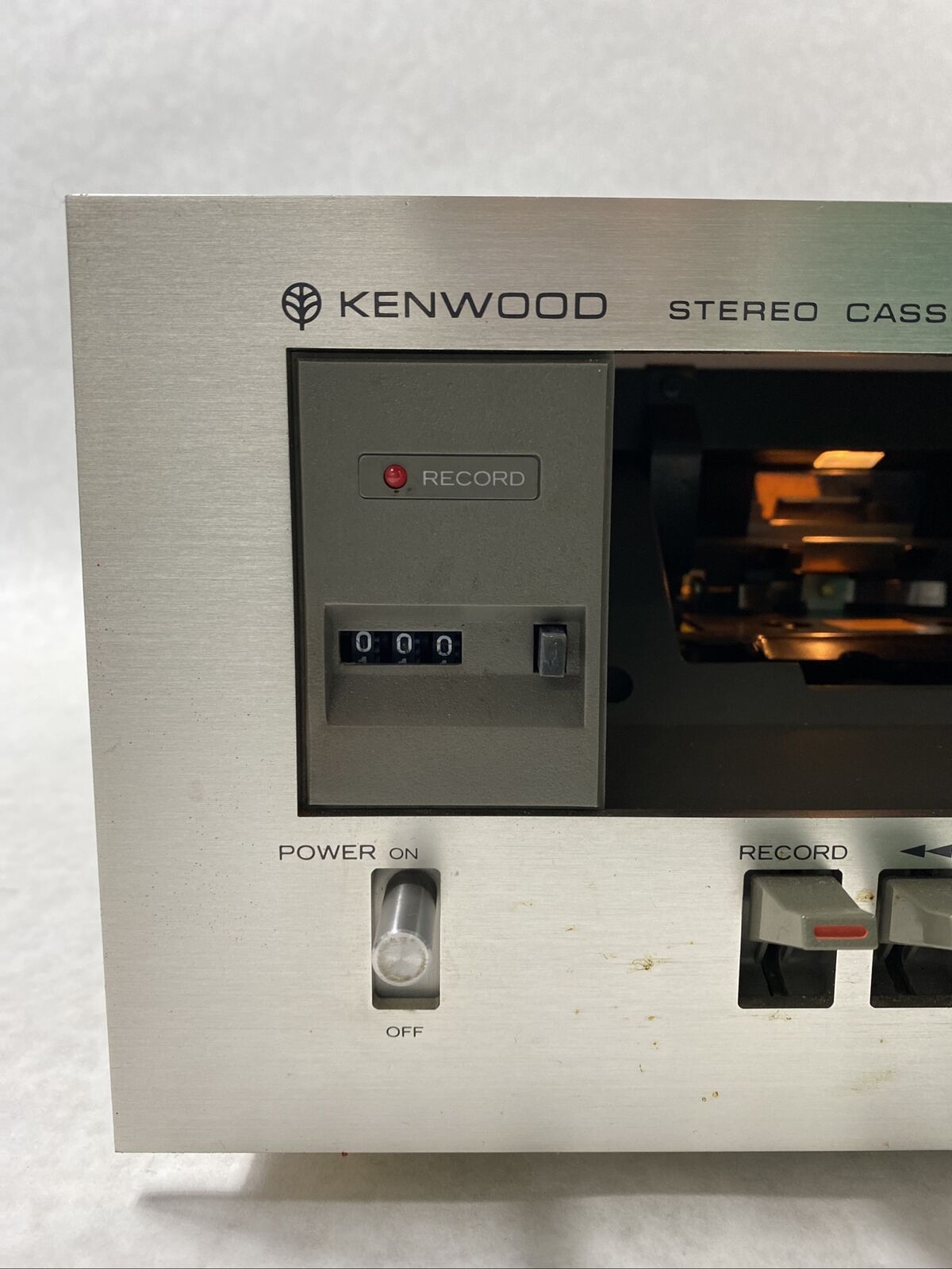 Kenwood KX-620 Stereo Cassette Deck NEEDS REPAIR