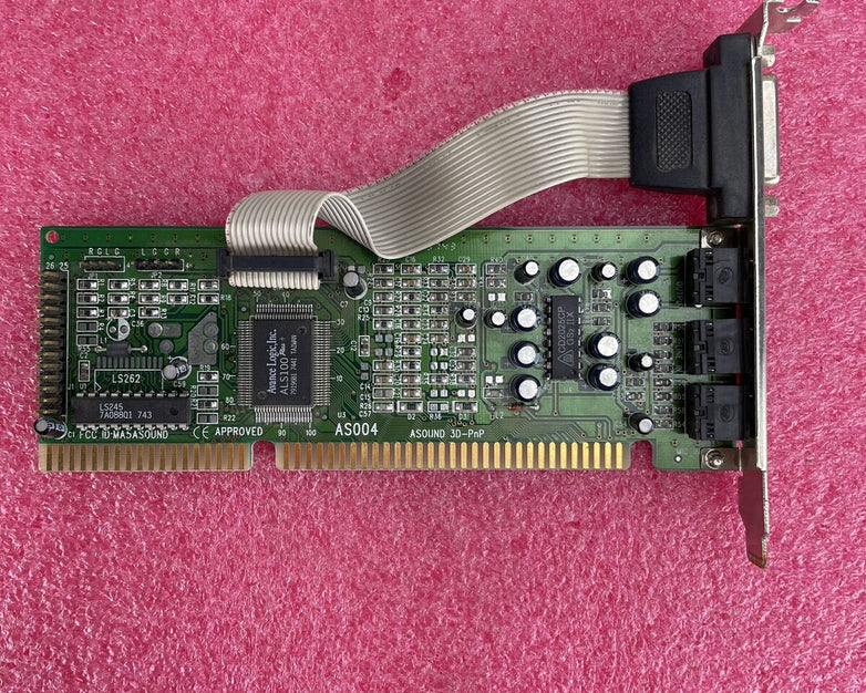 ASOUND 3D-PNP ISA Sound Card Avance Logic ALS100+