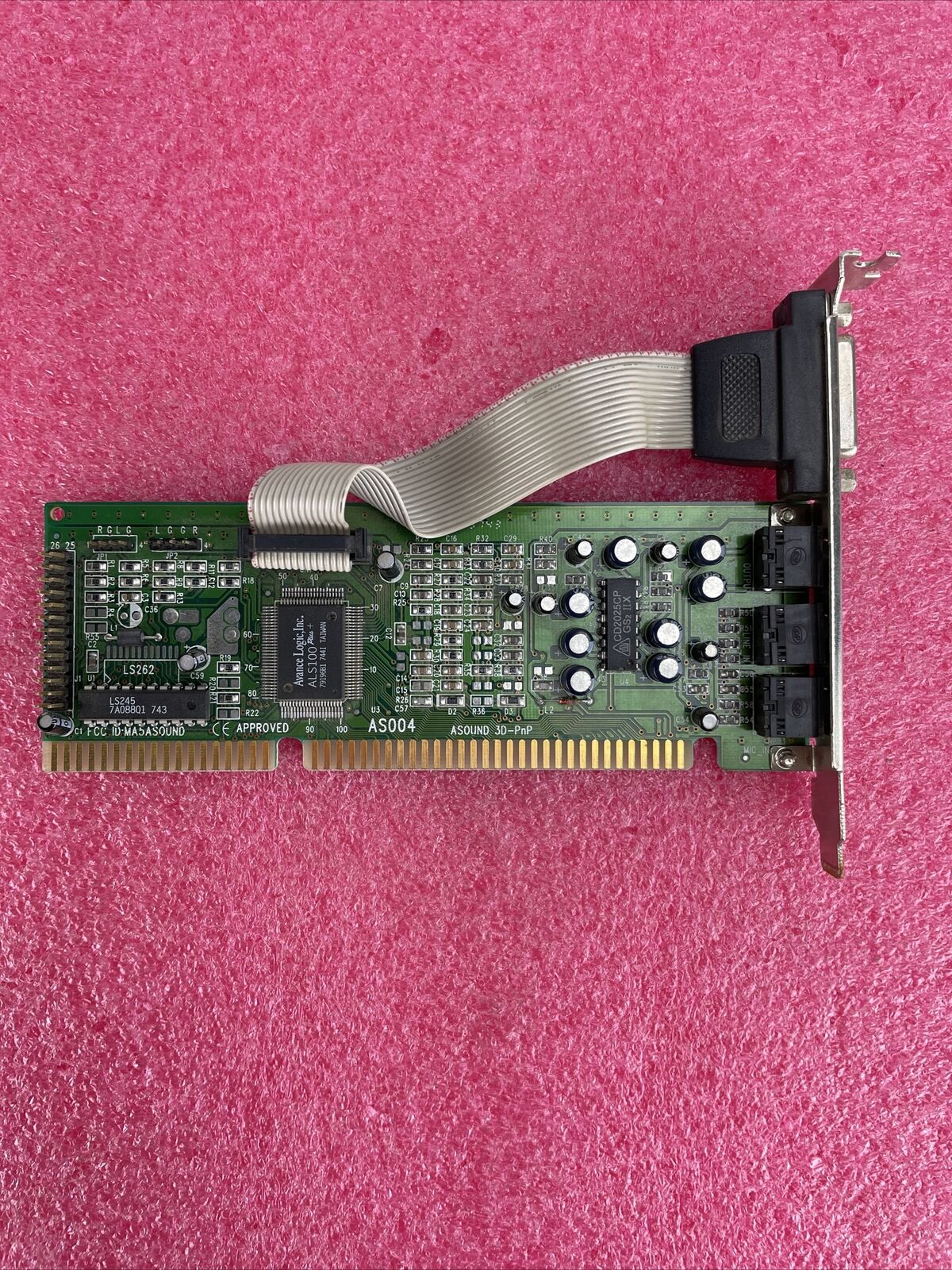 ASOUND 3D-PNP ISA Sound Card Avance Logic ALS100+