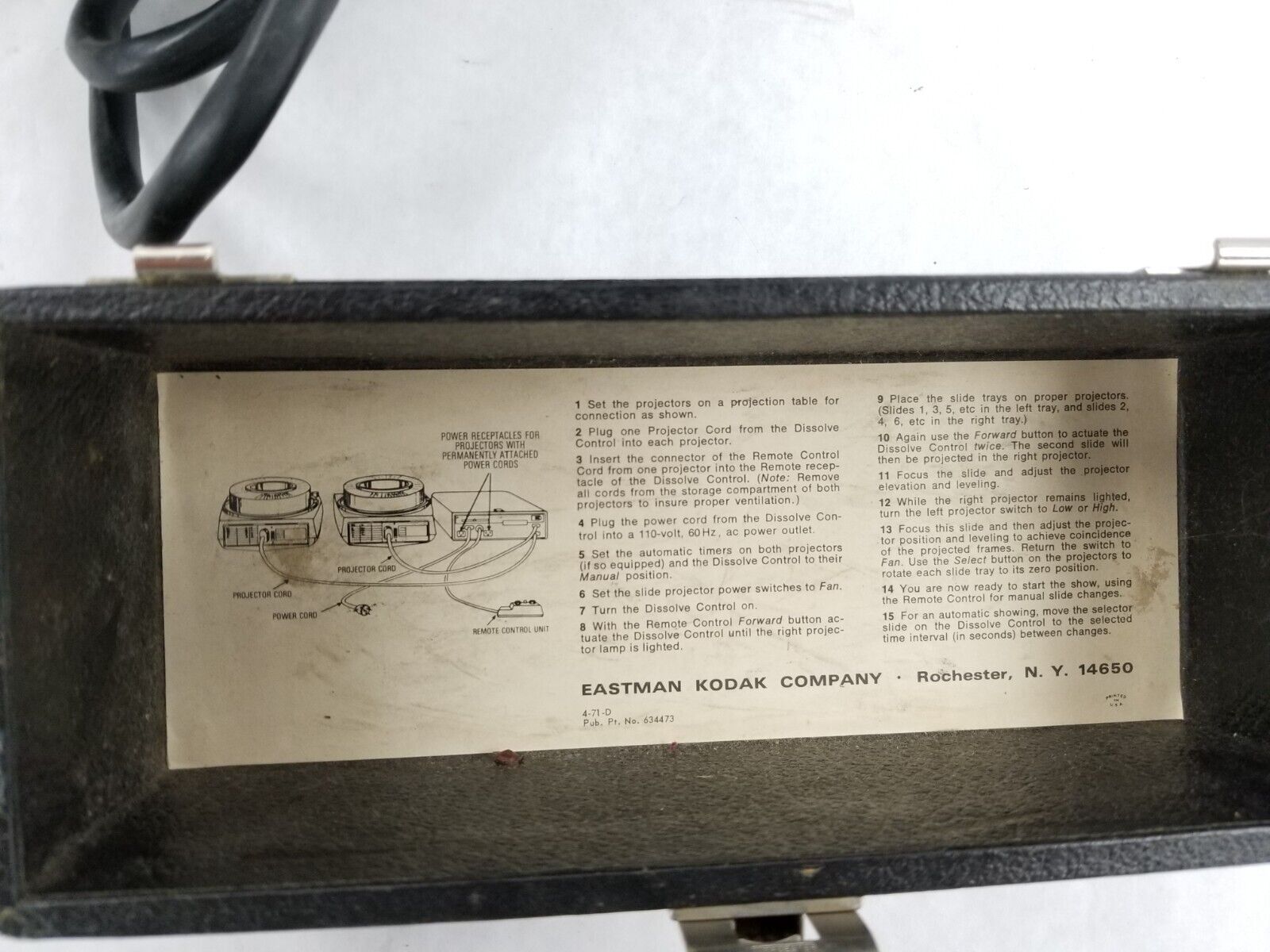 Kodak Carousel Dissolve Control Model 2 Untested.