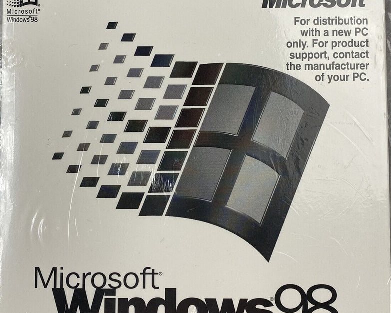 Microsoft Win 98 First Edition Windows 98 Full Operating System SEALED