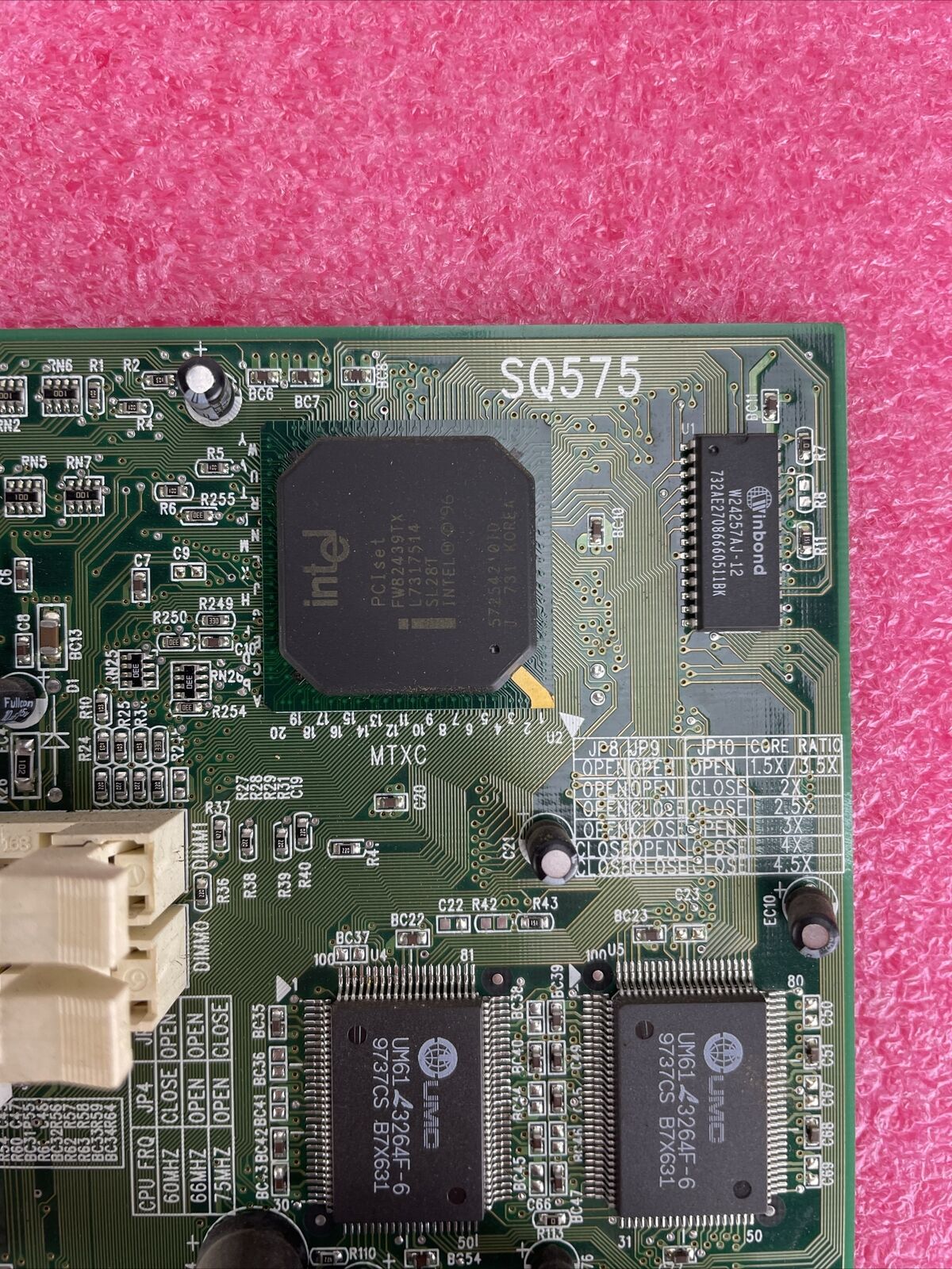 Mitsuba BCM SQ575 Motherboard Intel Pentium MMX 166MHz 32MB RAM