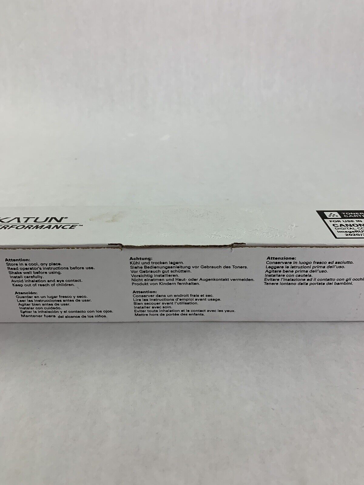 Katun Compatible Toner CEXV1 Black 8300p 0384B006 For Canon