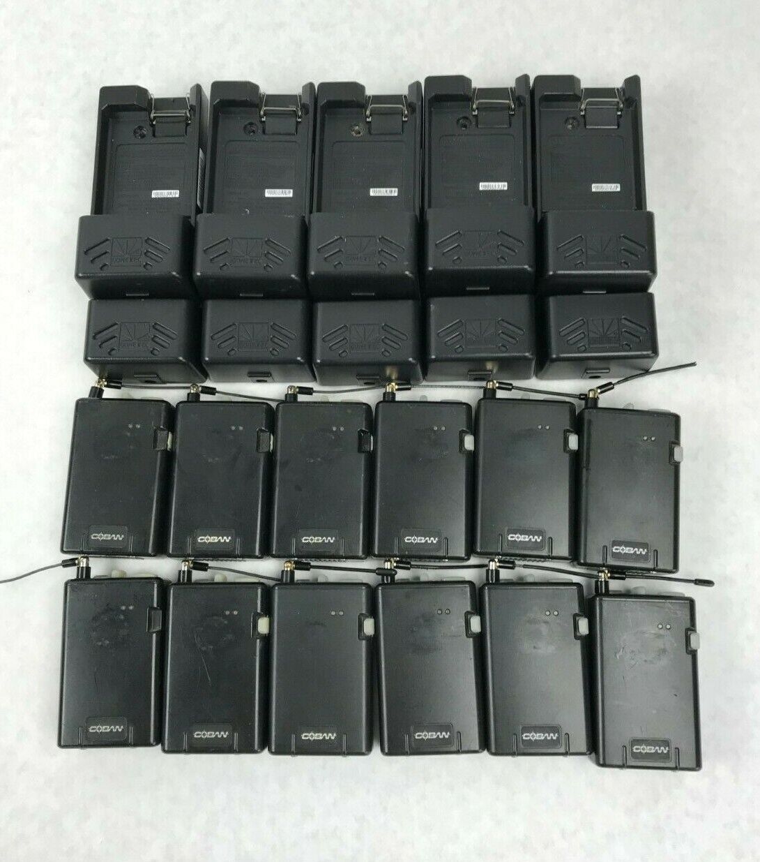 Lot of 12 Coban GWD910T Waterproof DSSS Wireless Microphone & GWDCHG01 Charger