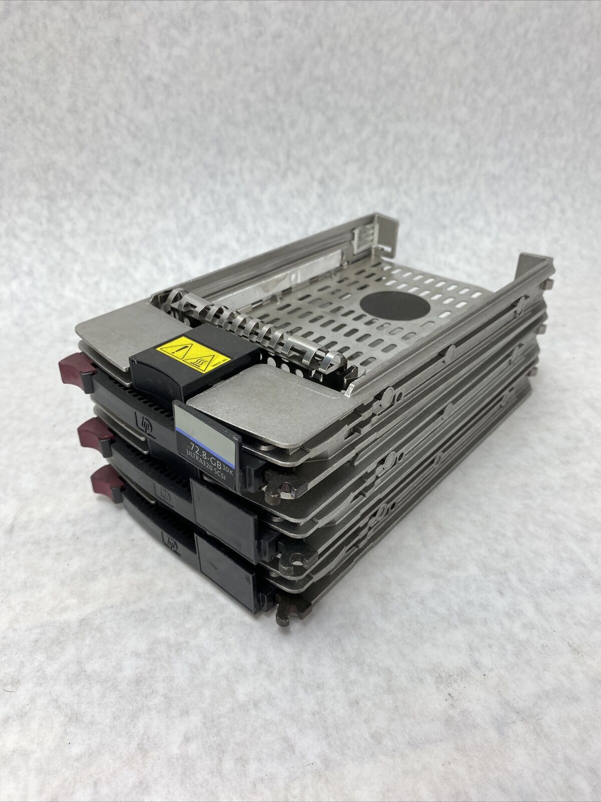 Lot of 3 HP ULTRA3 SCSI Hard Drive Caddy Tray 233349-001 Tray Only
