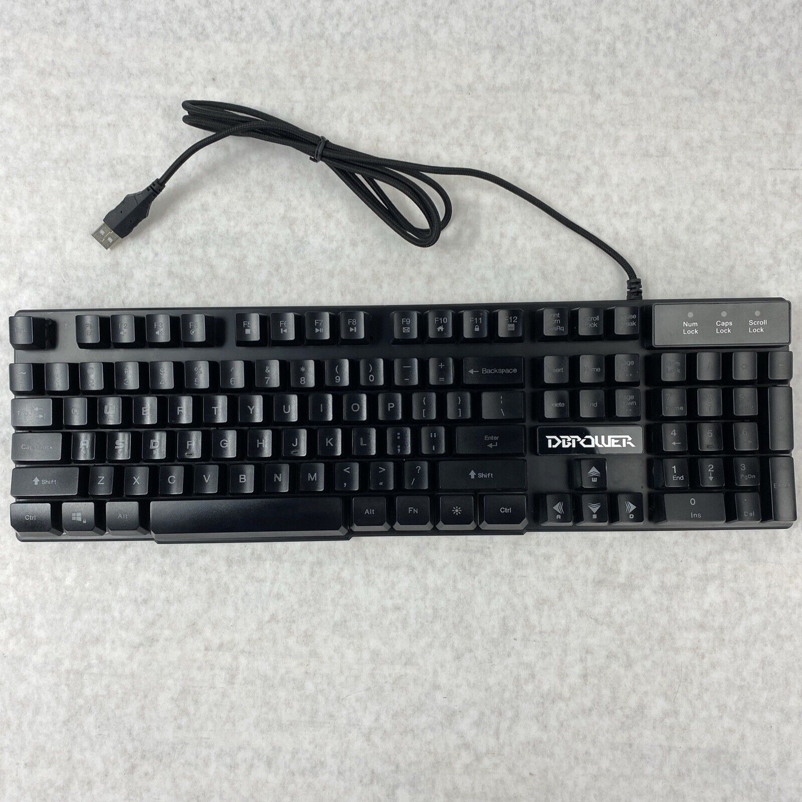 DBPower K928 USB Gaming Keyboard With Red Underlighting