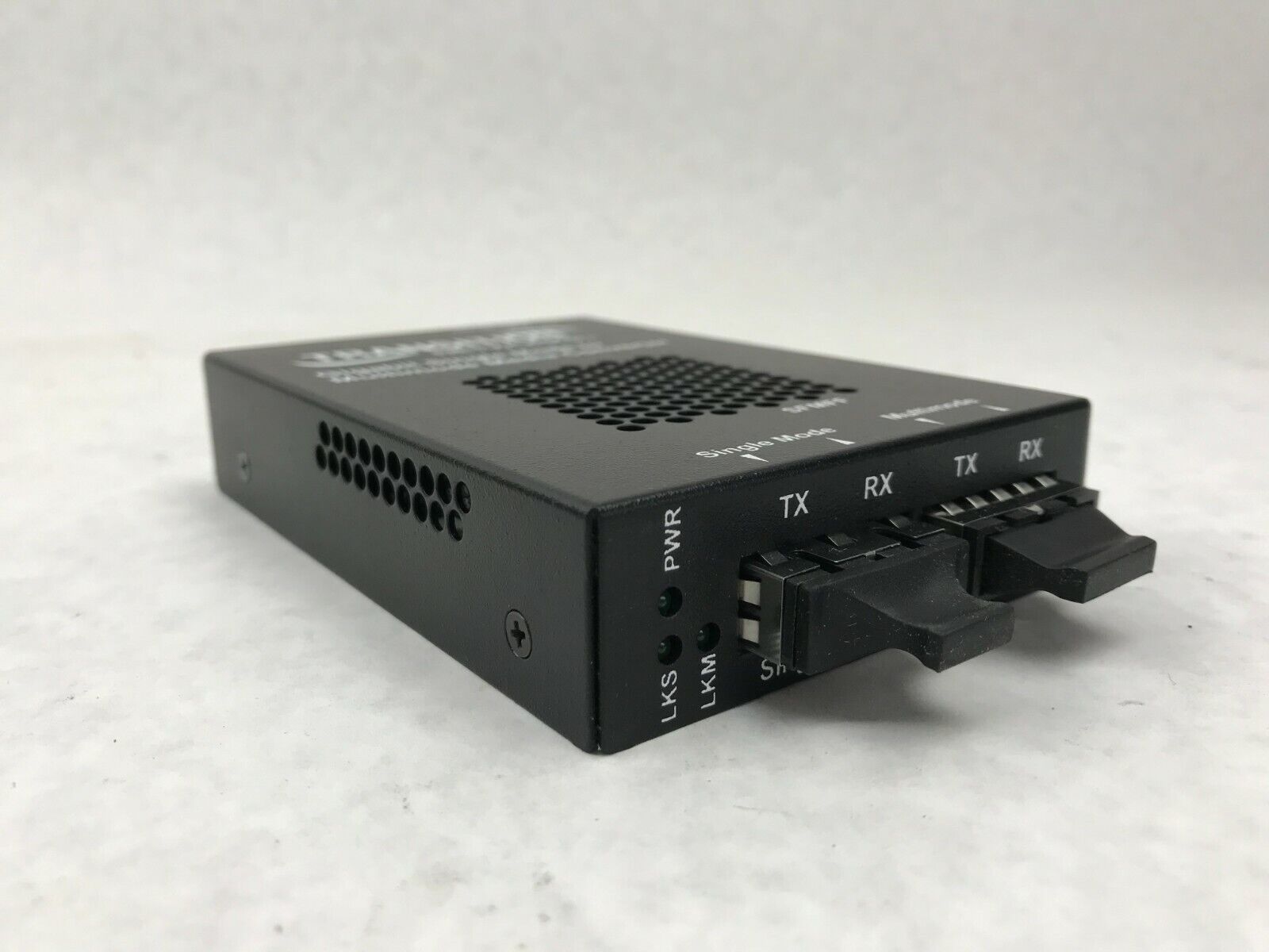 Transition Networks Stand-Alone Media Converter SFMFF w/ Power Supply 1315-220