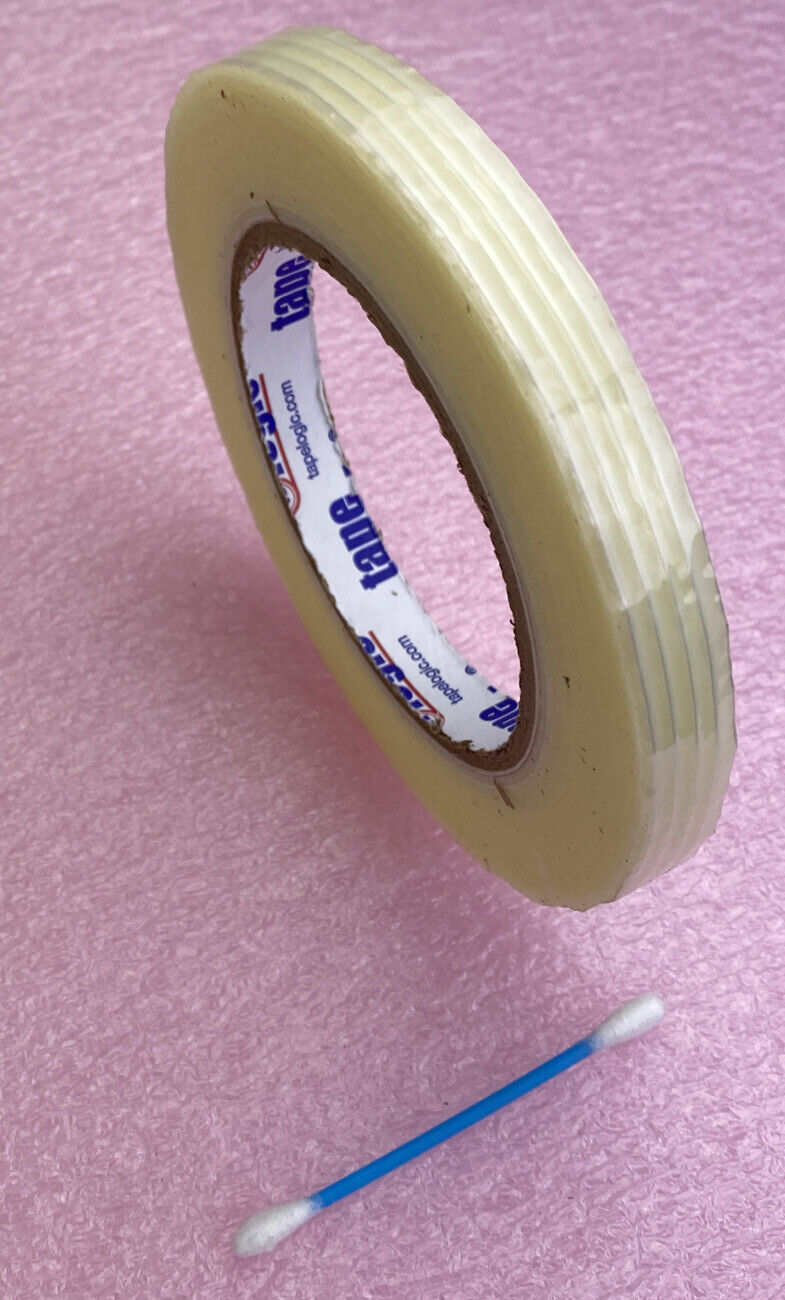 72 rolls tapelogic 1300 semi-clear Filament Tape 1/2" x 60yd or 12mm x 55m