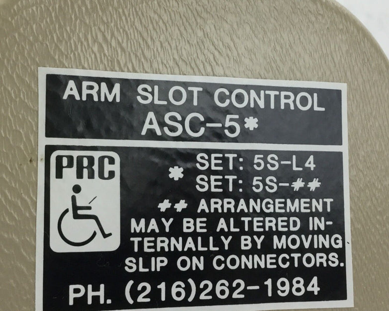 PRC Arm Slot Control ASC-5  UNTESTED  PARTS OR REPAIR ONLY