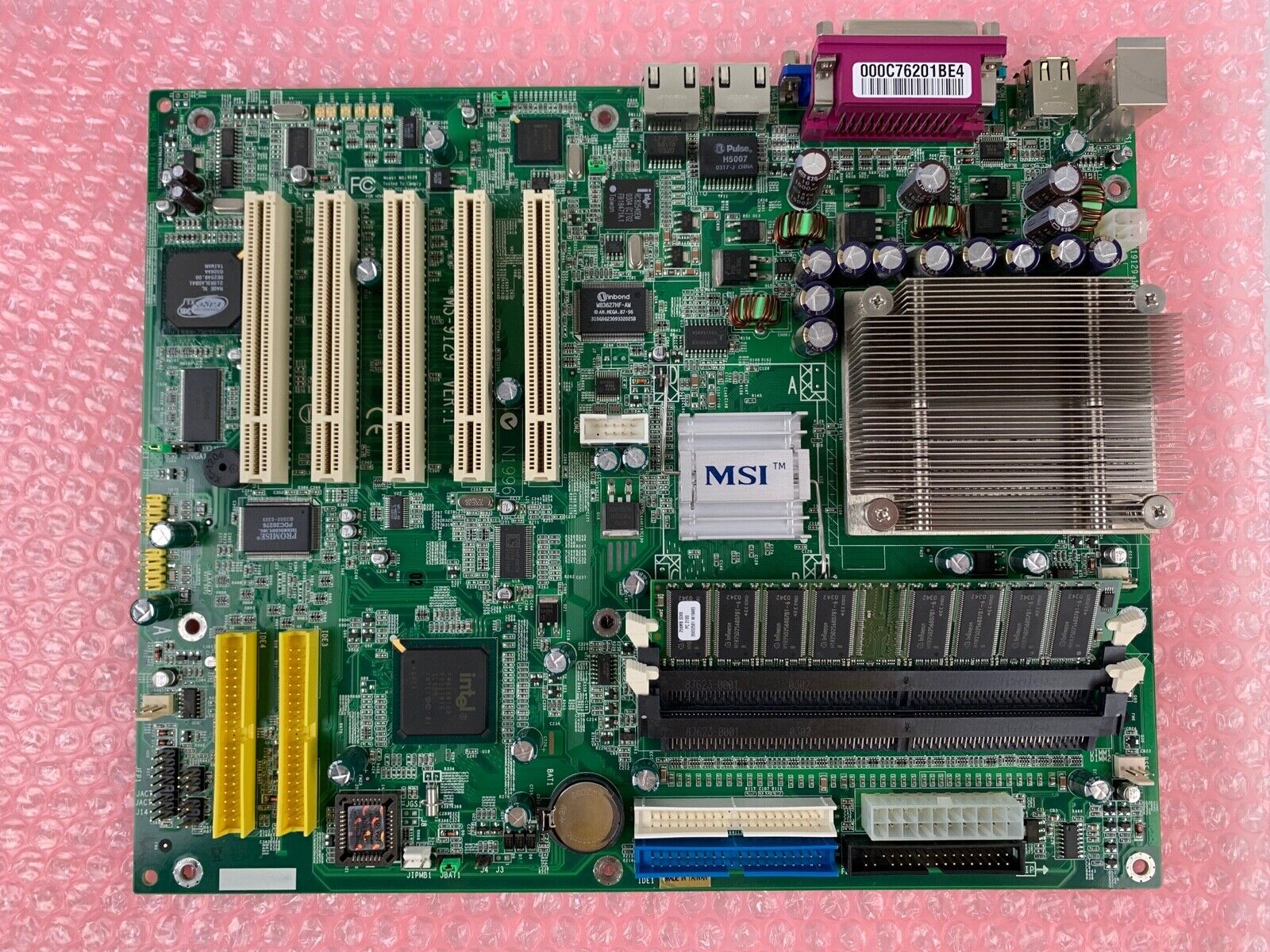MSI MS-9129 Server Workstation Motherboard Intel Celeron 1.7GHz CPU 256MB RAM