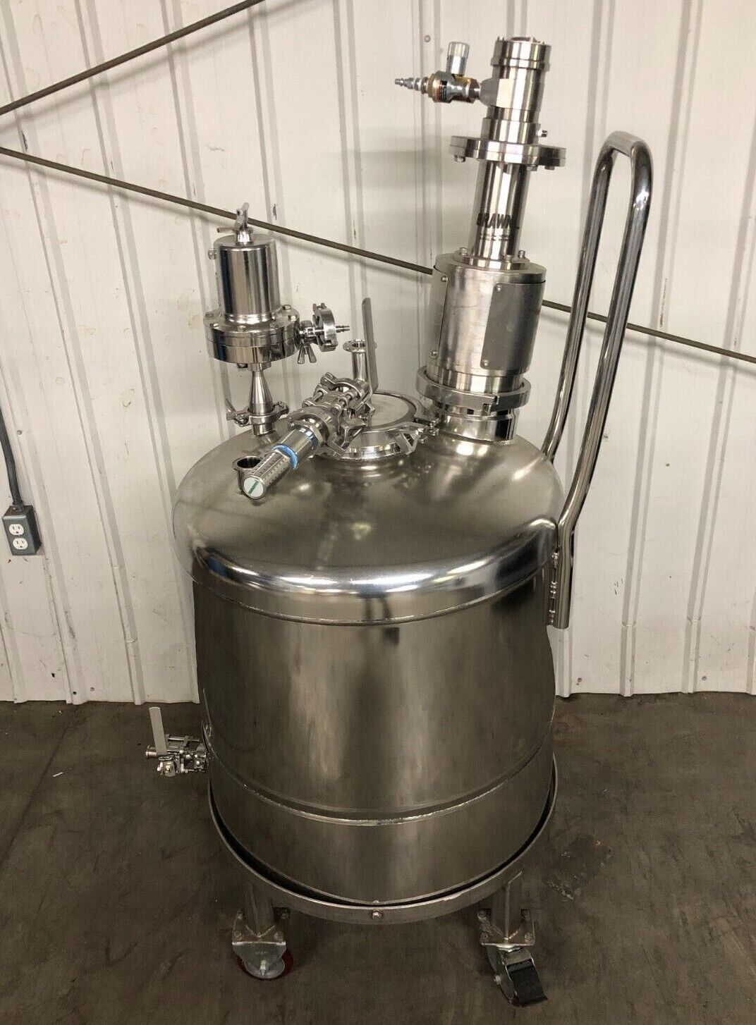 Alloy Product 316L Stainless Steel Vessel 55 Gal 72 PSI Pressure Tank, Chamber