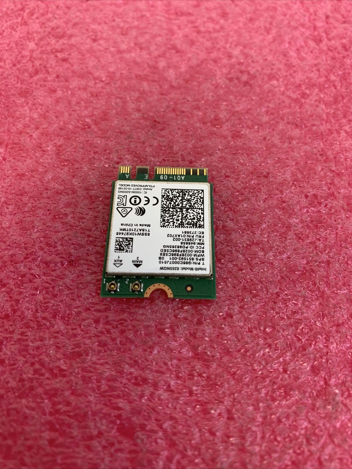 Intel 8265NGW Dual Band Wireless-AC Bluetooth WiFi M.2 Card