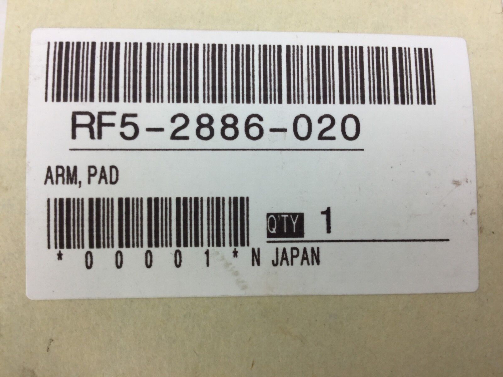 RF5-2886-020 Arm Pad NIB