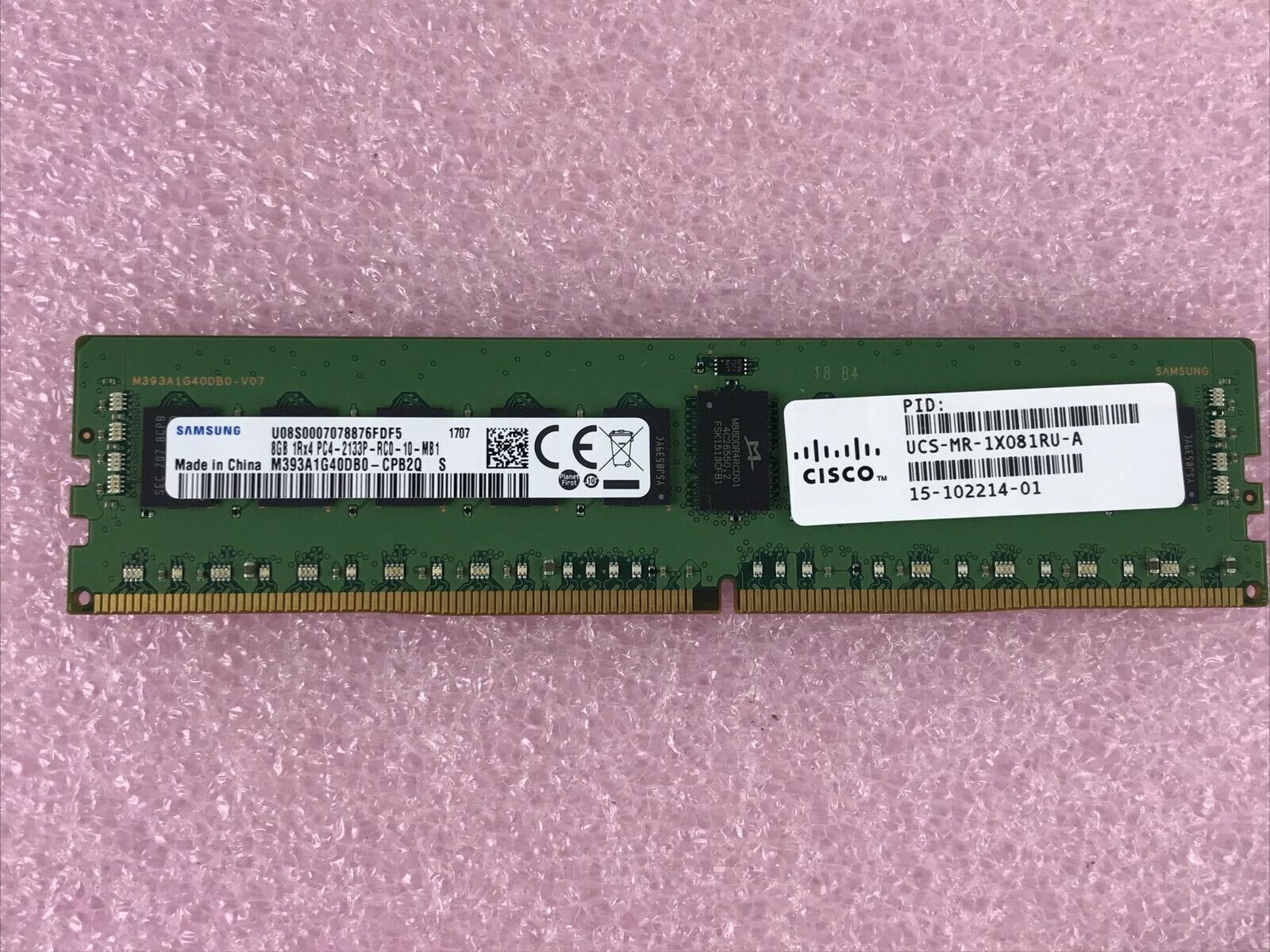 32GB (4 x 8GB) 2133mhz DDR4 ECC Registered RDIMM  PC4-2133P PC4-17000
