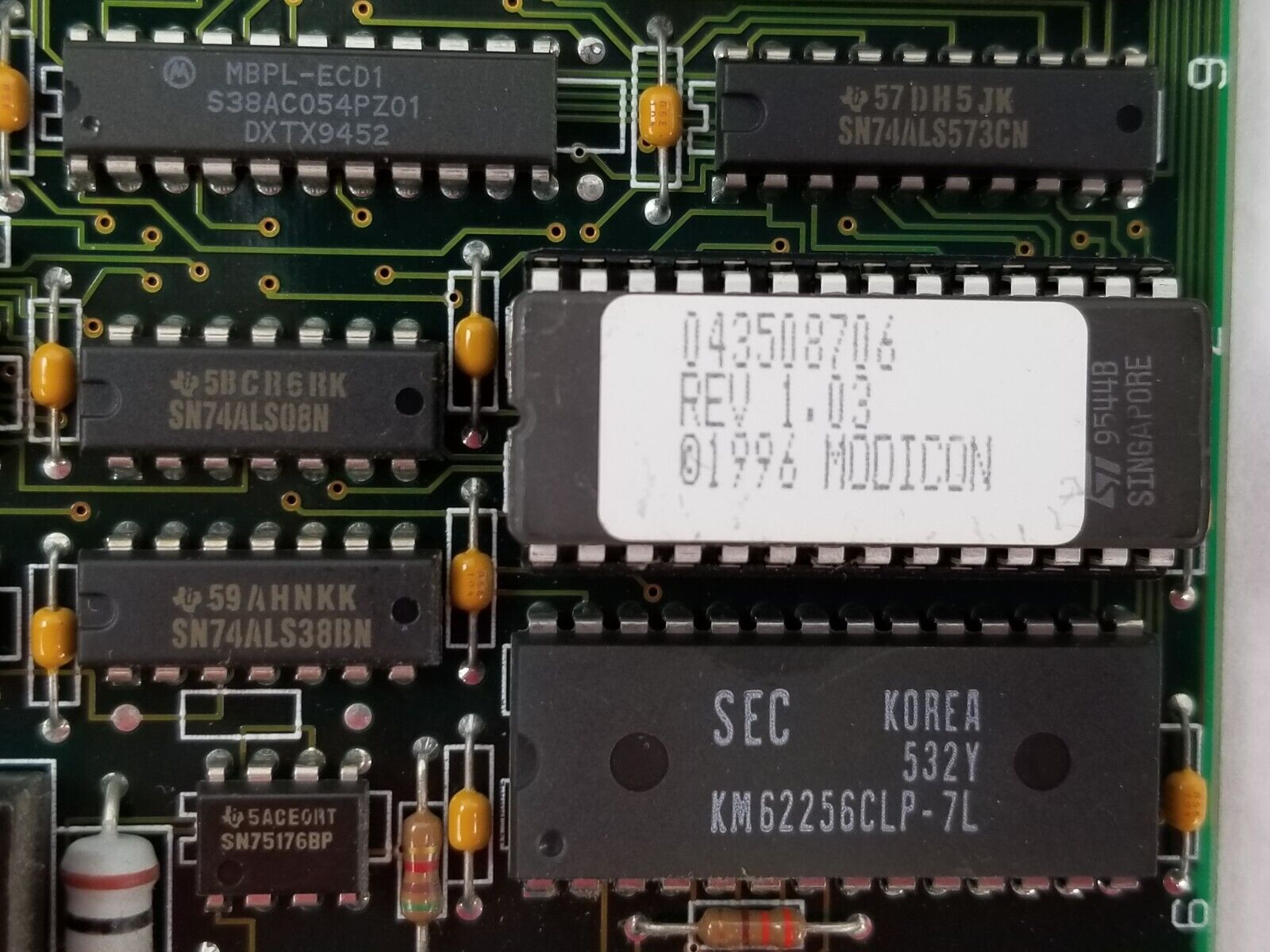 Modicon AM-SA-00 8 Bit ISA Card Network Adapter Card
