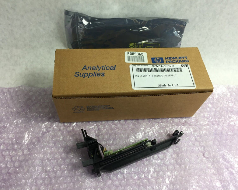 HP Hewlett Packard Syringe Assembly 07673-60870