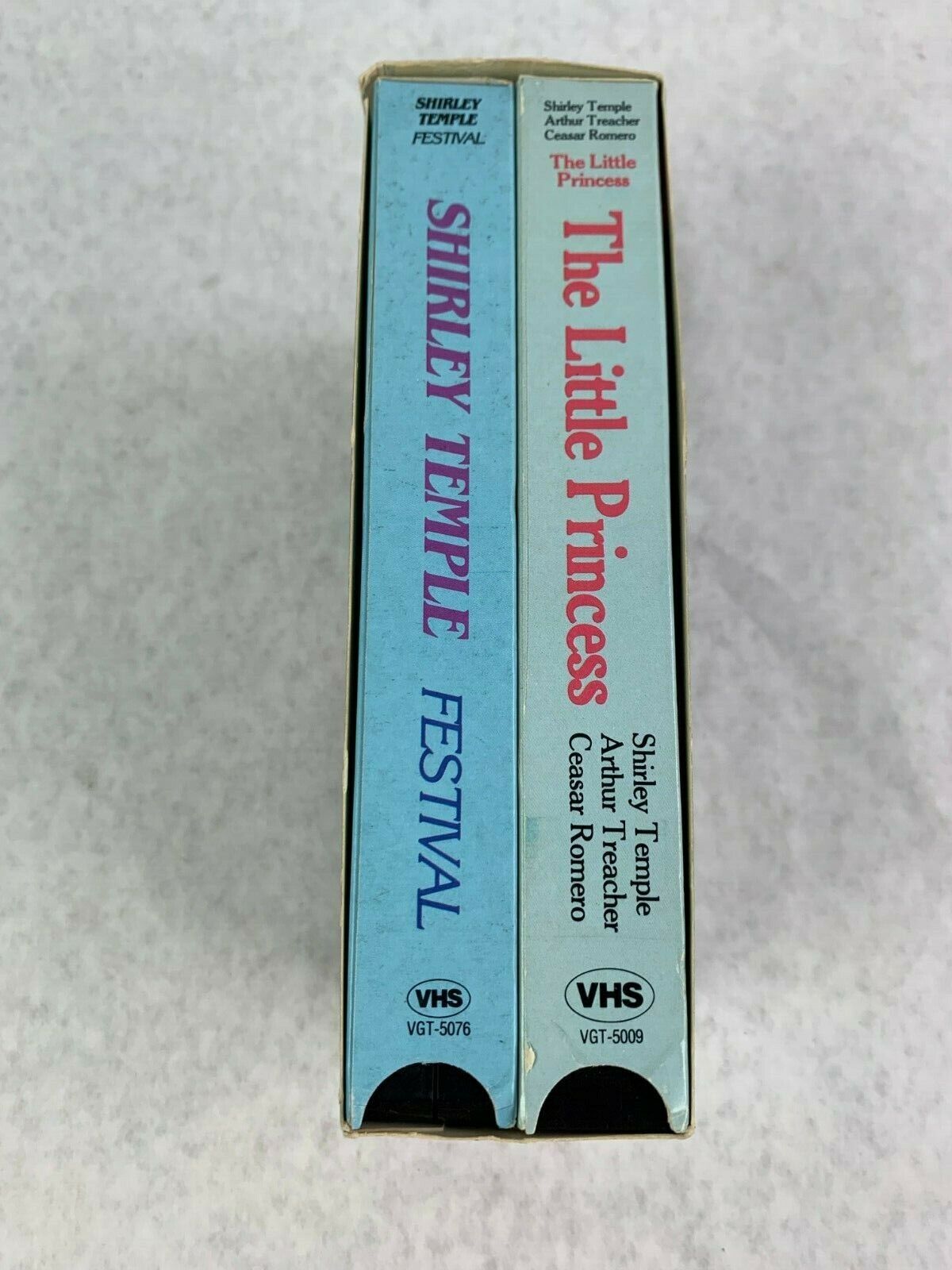 Vintage Shirley Temple In The Little Princess & Festival 2 Movie VHS Tape Set