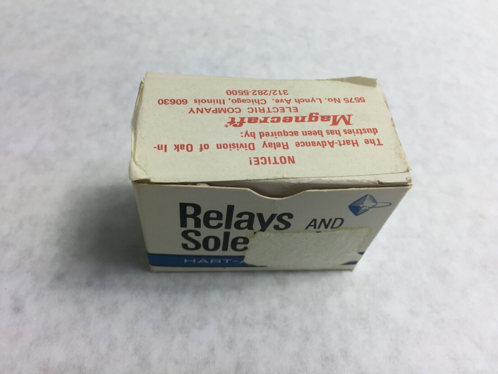 Relays and Solenoids Hart-Advance 12 AC 1152C10