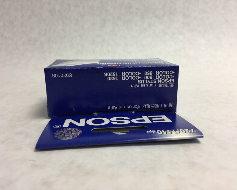 OEM Epson Black Ink Cartridge S020108  NIB