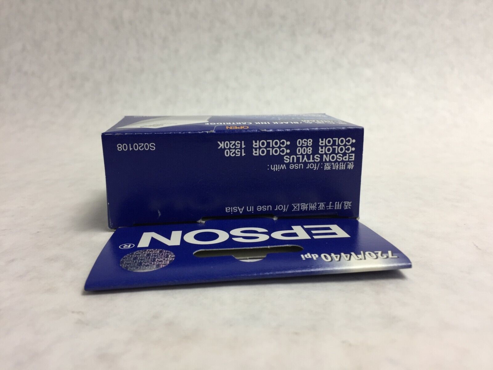 OEM Epson Black Ink Cartridge S020108  NIB