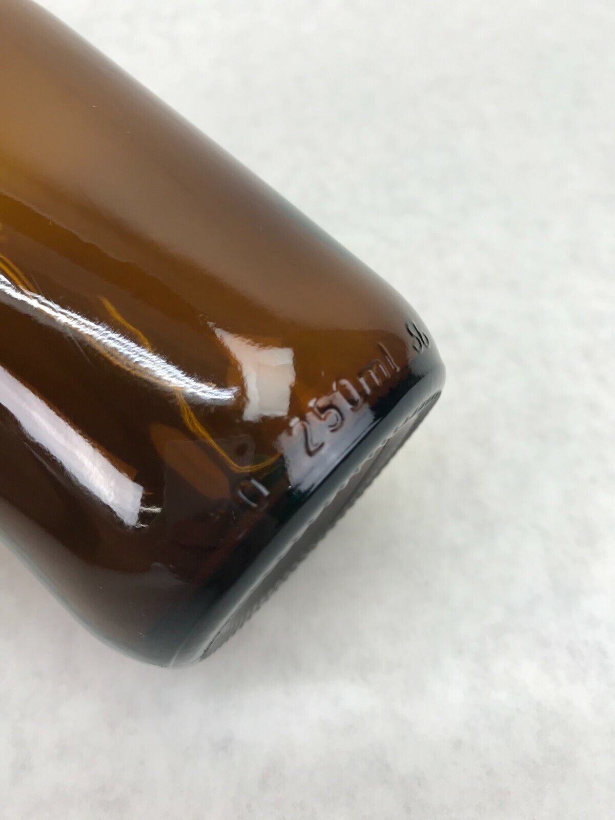 Lot of 60 250ml Brown Glass Bottles Chemistry Science Lab No Caps